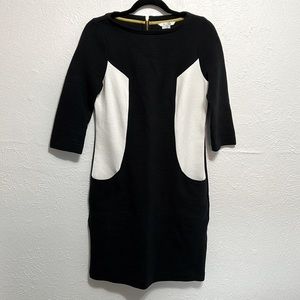 Boden Ottoman Shift Dress Size 6L with pockets